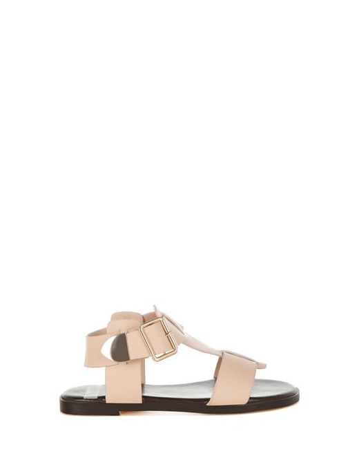 Rag & Co Natural Shayla Gladiator Flat Sandal