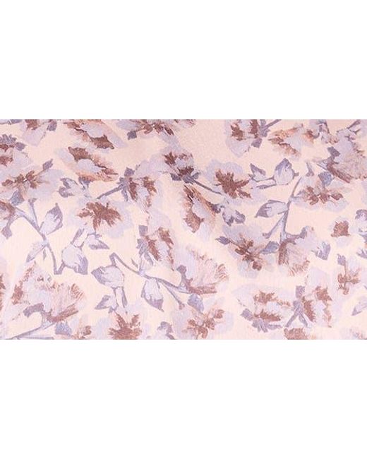 Halogen® White Petal Vine Print Cap Sleeve Shell