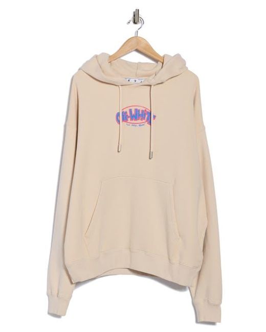 Off-White c/o Virgil Abloh Natural Sketch Arrow Skate Hoodie for men
