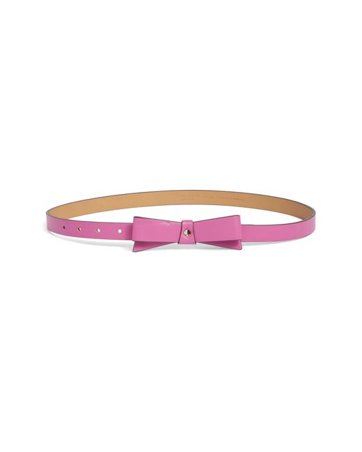 Kate Spade Pink Bow Belt With Spade