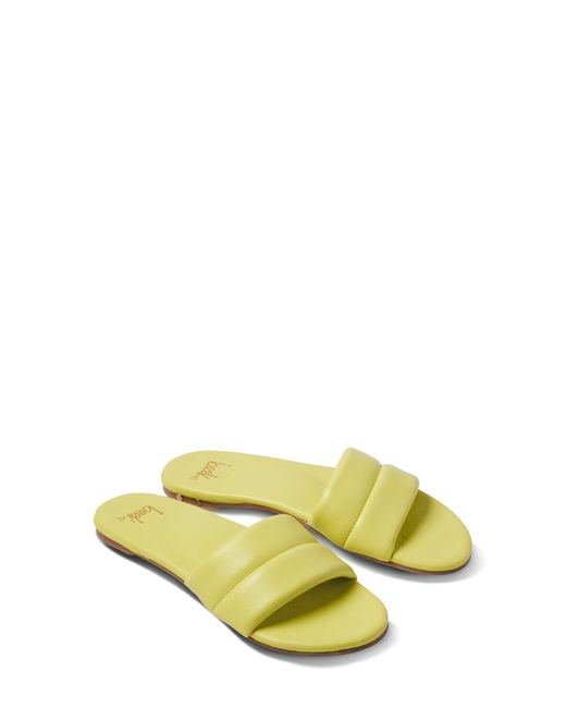 Beek Yellow Sugarbird Slide Sandal