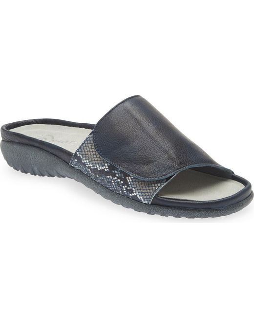 Naot Gray Ipo Slide Sandal