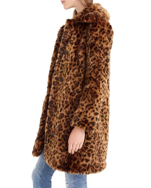 J crew faux leopard coat sale