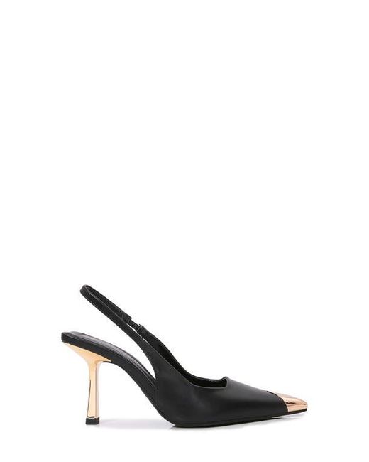 BERNESS Black Vega Slingback Pump