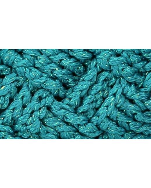 Kurt Geiger Green Crochet Multi Crossbody Bag