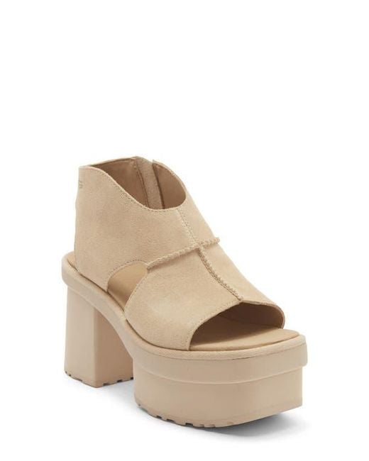 Ugg Natural New Heights Platform Sandal