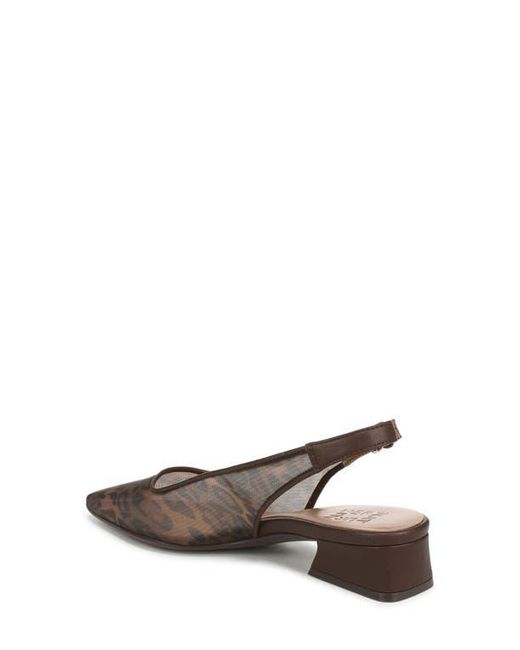 Naturalizer Brown Ginger Slingback Mesh Pump