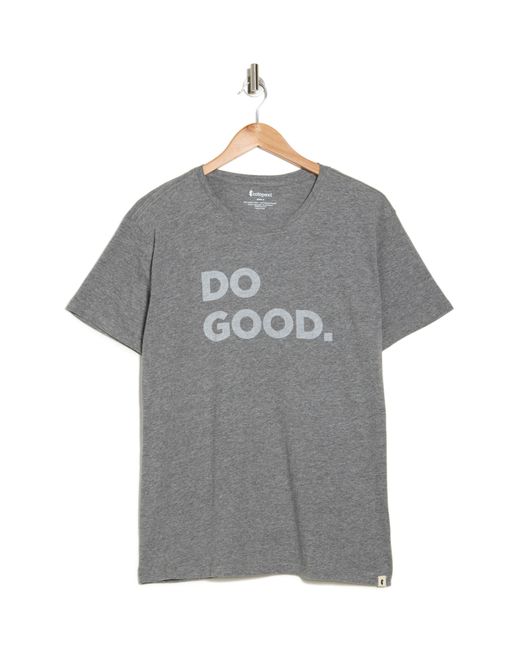 COTOPAXI Gray Do Good Cotton Graphic T-shirt for men