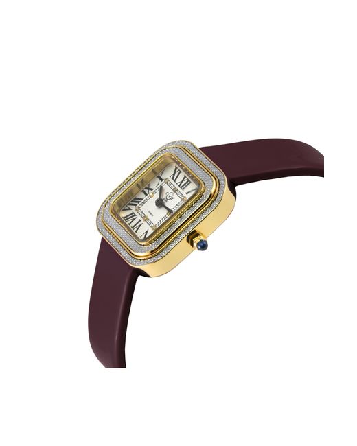 Gv2 Red Bellagio Diamond Swiss Bracelet Watch