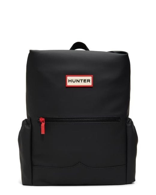 Hunter Black Top Clip Backpack