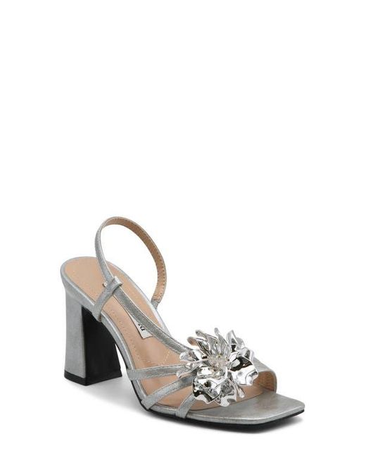 Charles David White Rome Slingback Sandal