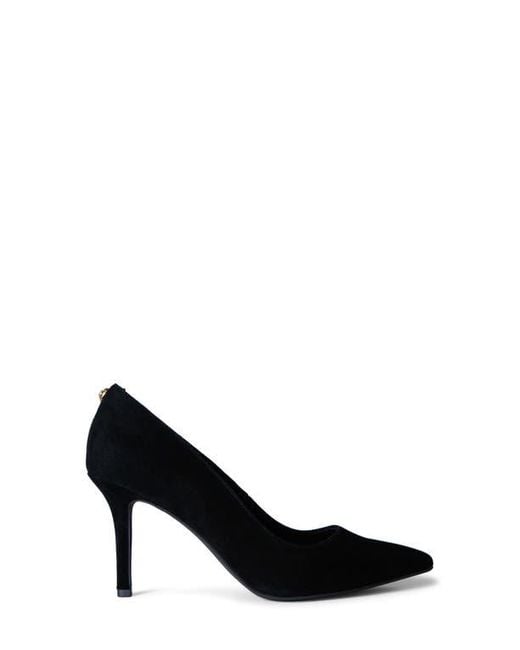 Kurt Geiger Black Pointy Toe Leather Pumps