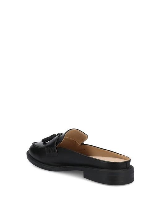 Journee Collection Black Azura Tassel Loafer