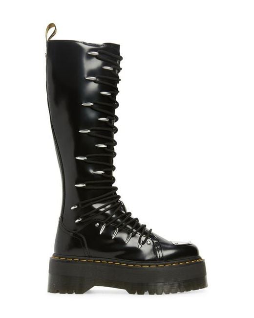 Dr. Martens Black 1B60 Ltt Max Knee High Platform Boot