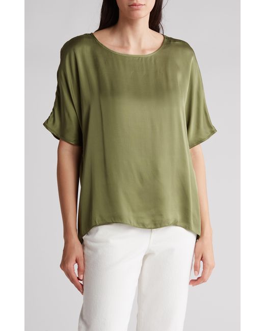 Vince Camuto Green High-low Baggy T-shirt