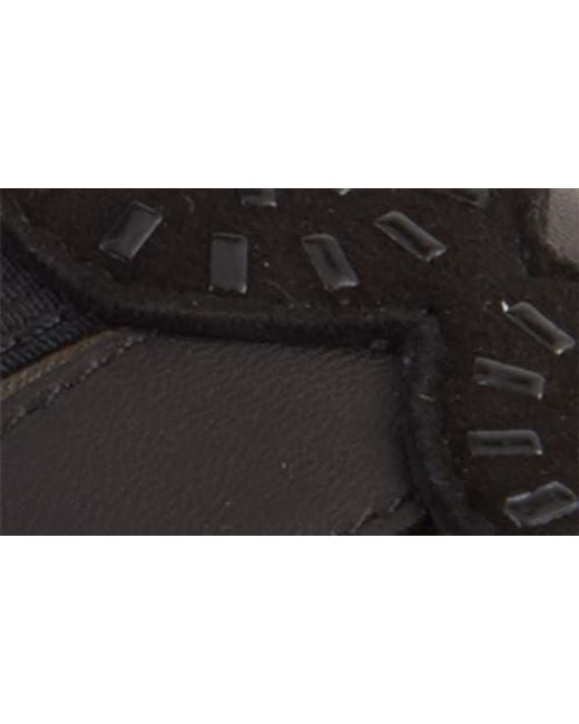 David Tate Black Quilt Slingback Sandal