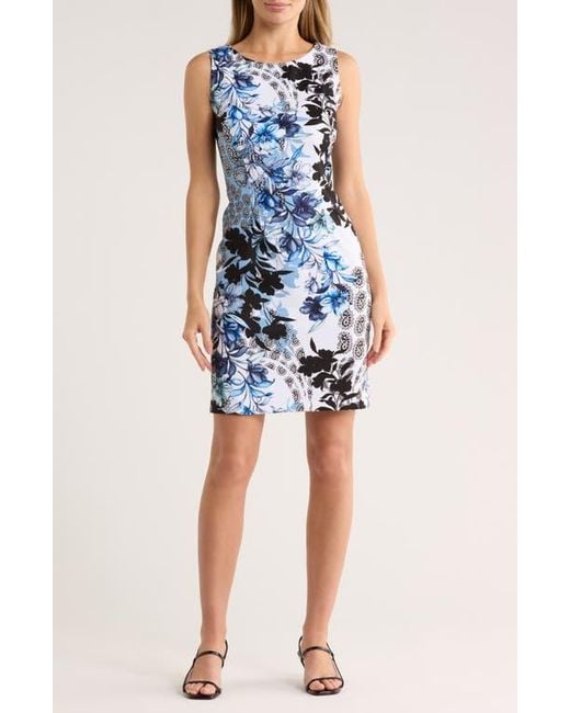 connected apparel dress Womens Plus Knit Pleated Sheath Green 20W at Amazon Women's Clothing store it features a round neckline Connected Apparel Patchwork Print Sheath