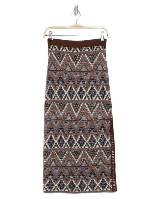 Mother Brown The Midnight Walk Knit Skirt