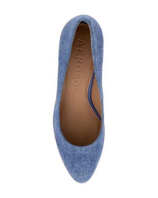 Aerosoles Blue Ebel Block Heel Pump
