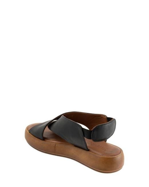 BUENO Black Jayden Sandal