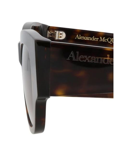 McQueen Multicolor 50Mm Gradient Square Sunglasses