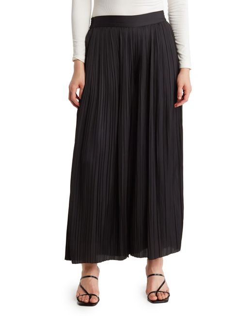 T Tahari Accordion Pleat Wide Leg Pants in Black Lyst