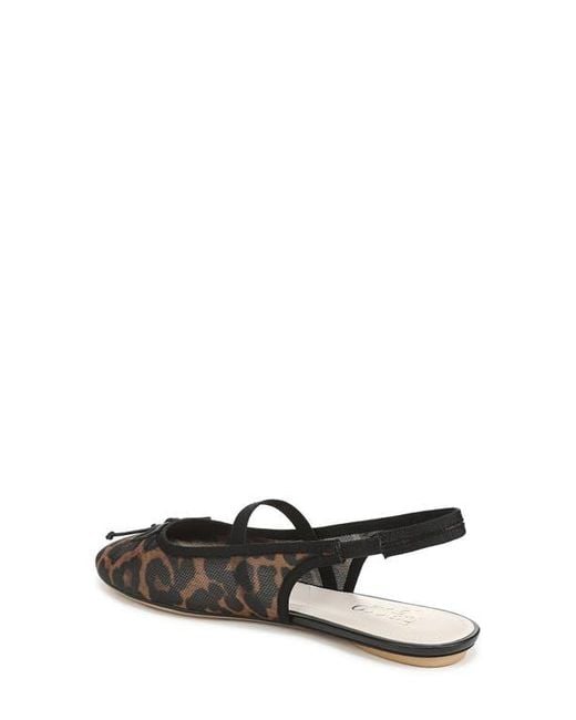 Franco Sarto Black Chara Slingback Flat