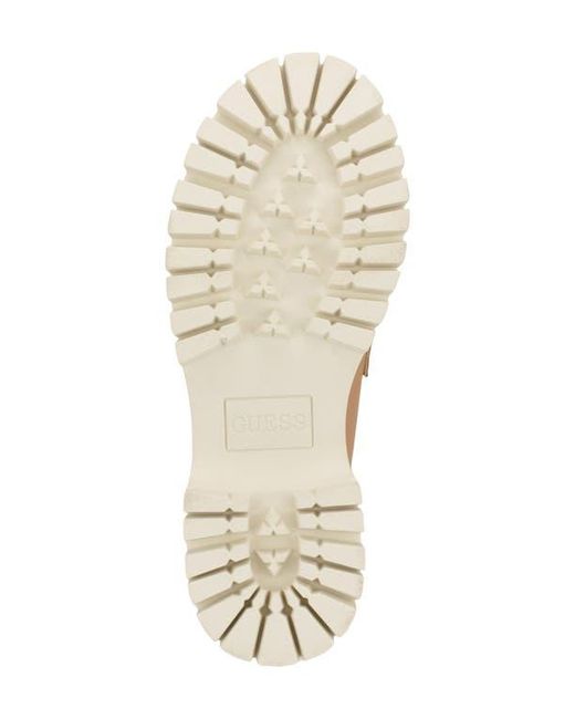 Guess Natural Tracer Platform Lug Loafer