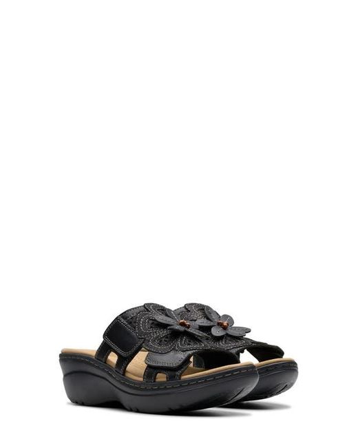 Clarks Black Merliah Belle Wedge Sandal