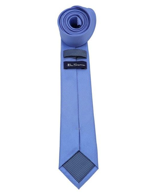 Ben Sherman Blue Textured Solid Tie for men