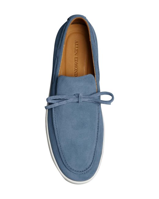 Allen Edmonds Blue Santa Rosa Boat Shoe for men