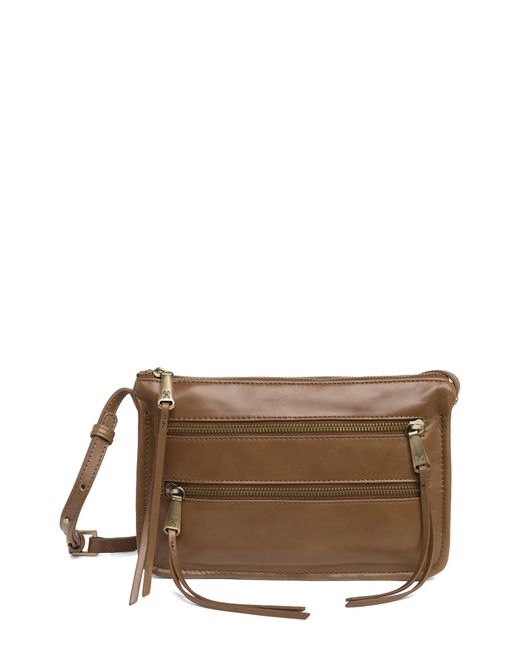 Hobo International Brown Mission Leather Crossbody Bag