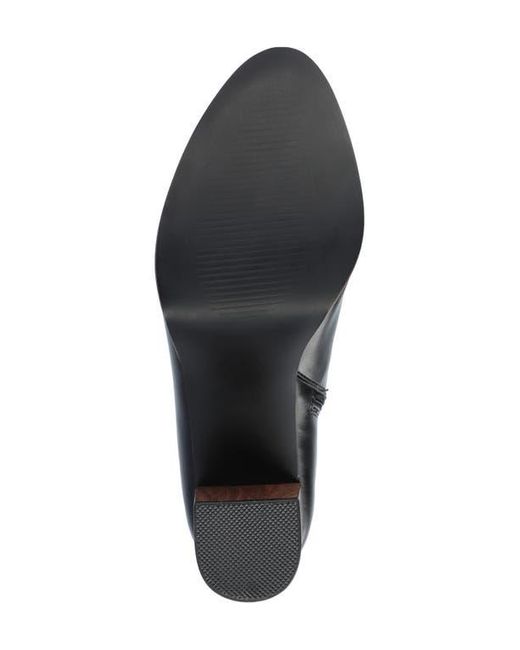 Journee Collection Black Romer Tru Comfort Platform Bootie