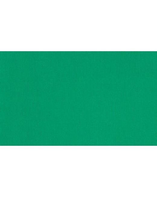 Original Penguin Green Solid Sleeveless Crop Polo