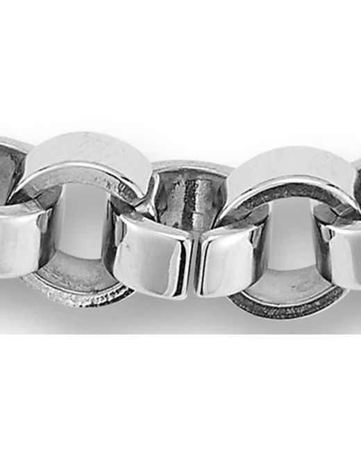 YIELD OF MEN Metallic Circle Link Bracelet for men