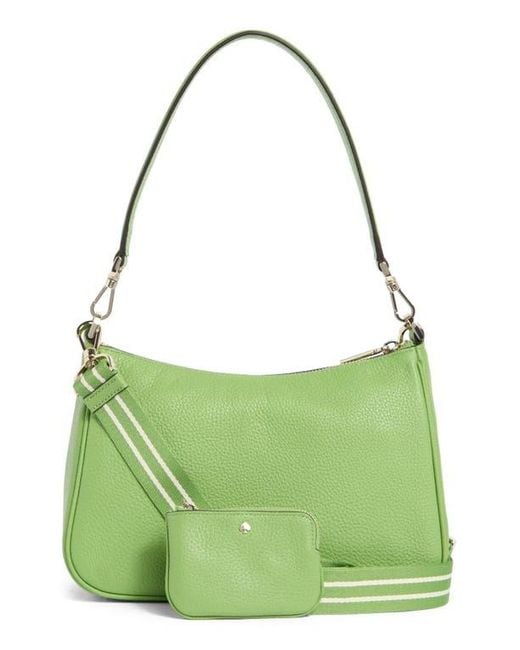 Kate Spade Green Rosie Pebble Leather Medium Satchel