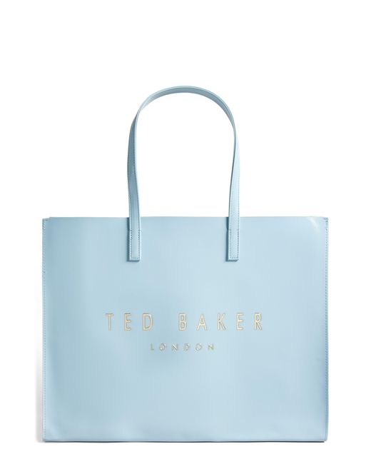 Ted Baker Blue Crikon Faux Leather Tote