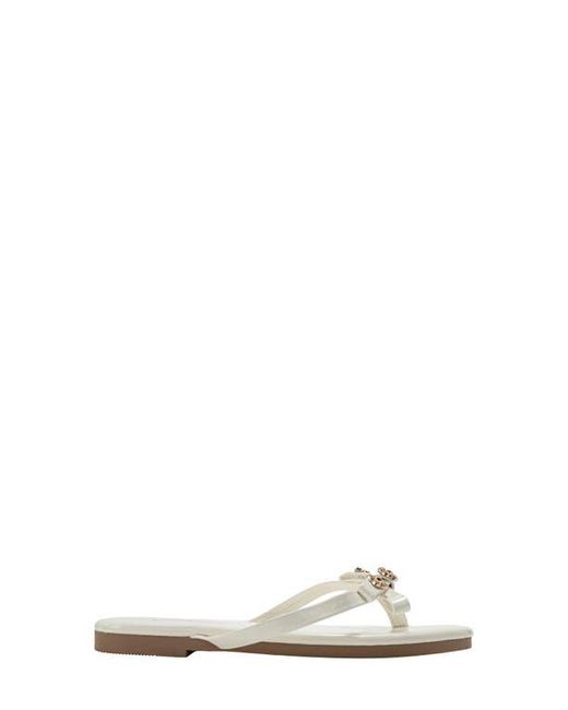Bebe White Sandal
