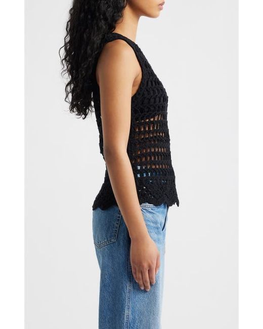 Ichi Black Knit Top