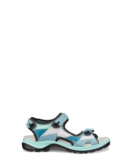 Ecco Green Yucatan Patchwork Sandal