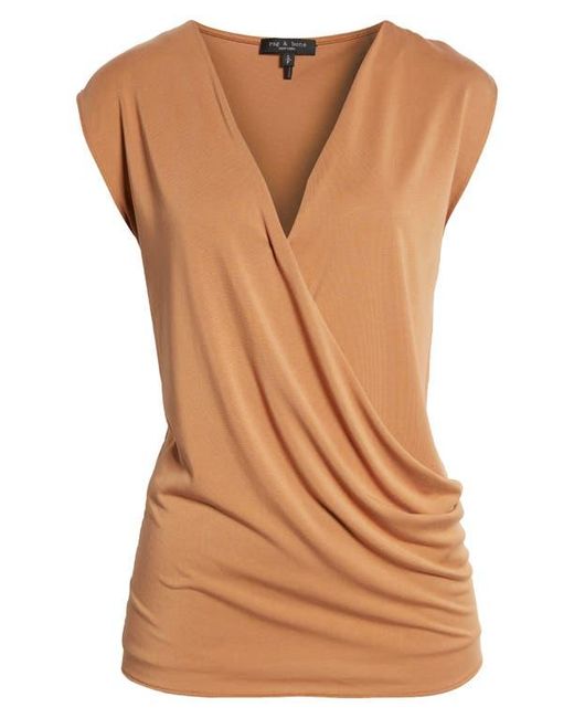 Rag & Bone Blue Christy Drape Top