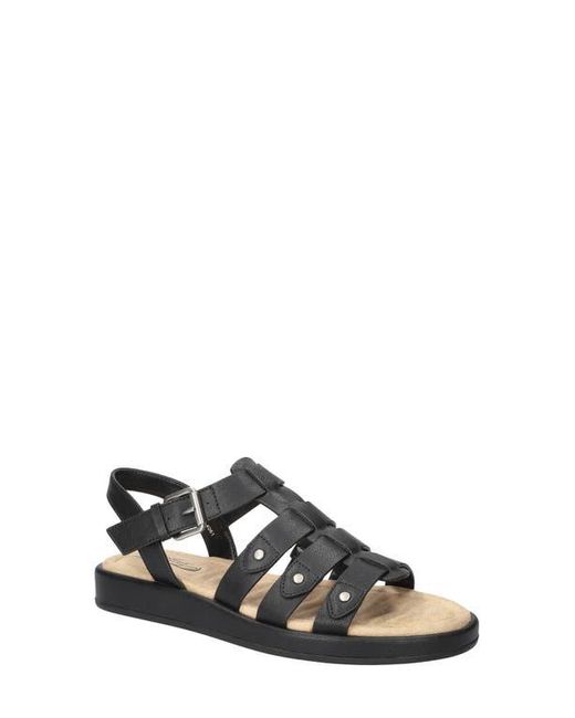 Easy Street Black Chirp Quarter Strap Gladiator Sandal