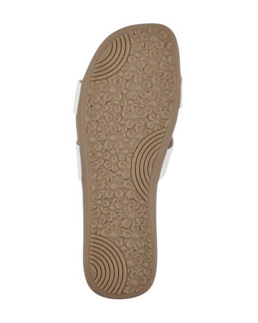 White Mountain Multicolor Fraida Slide Sandal