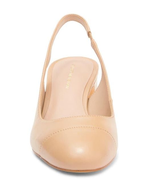 Stuart Weitzman Natural Milla 55 Slingback Pump