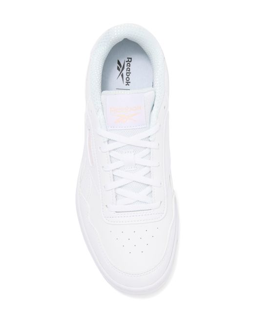 Reebok White Court Advance Clip Sneaker