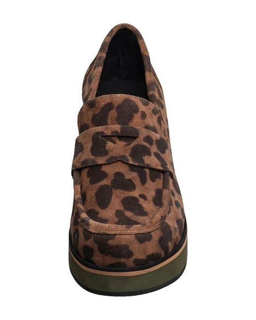 Antelope Brown Ivy Loafer Pump
