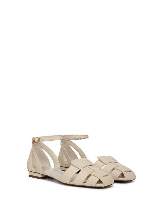 Franco Sarto White Taylon Fisherman Sandal