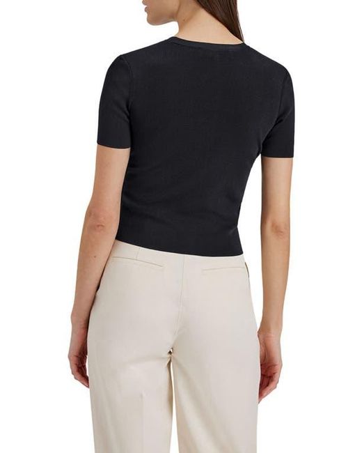 Solid & Striped Black The Riada Top