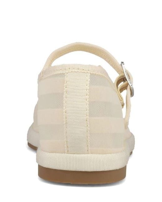 MIA White Morocco Mary Jane Flat