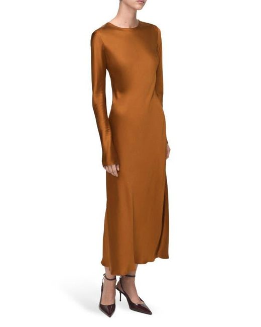 mango satin midi dress Scarlette Silk Dress S